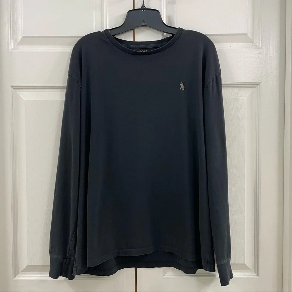Polo Ralph Lauren Men’s Classic Fit Long Sleeve Shirt Size Large Polo Black
